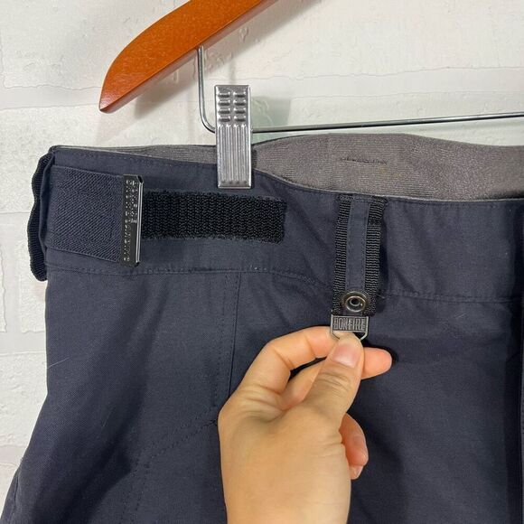 Bonfire Mens Snowboarding Pants Size L Black Cargo Zip Pockets - Picture 7 of 16